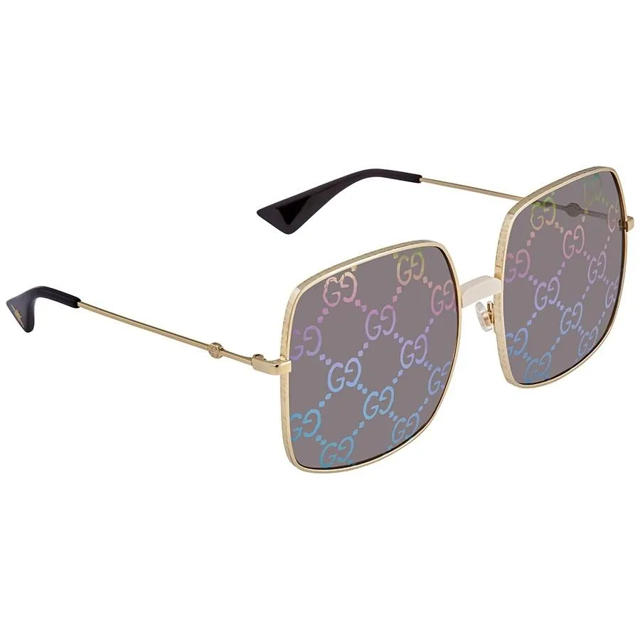 Kính mắt Multicoler - Kính Mát Gucci Multicolor Square Sunglasses GG0414S 003 60 - Vua Hàng Hiệu